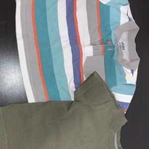 (3-6 months) baby boy shirts (2/$12)